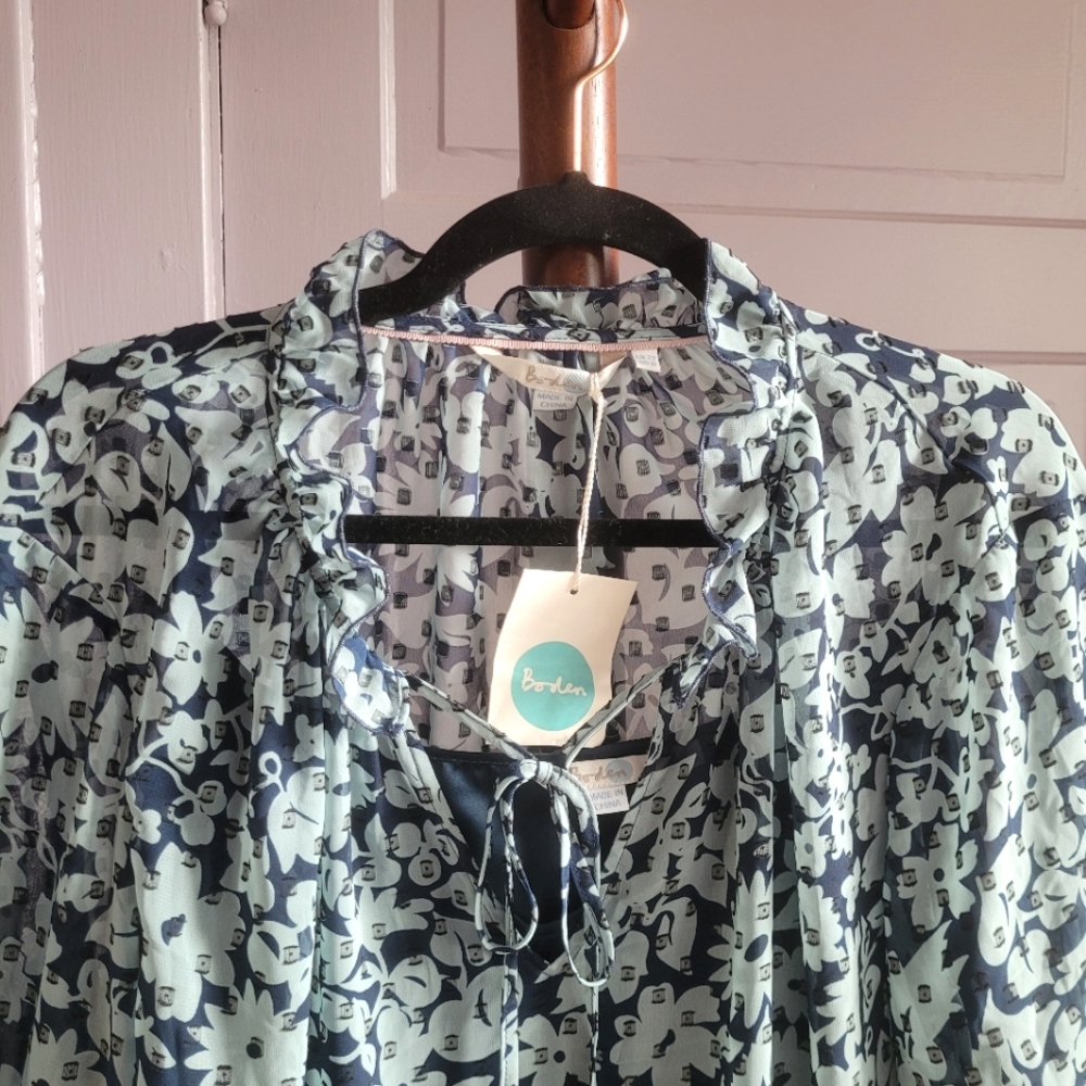 Boden Women's Floral Blouse